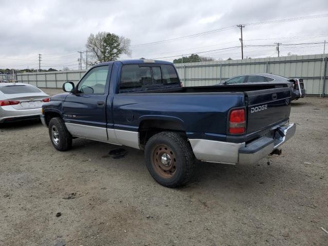 1B7HC16X91S261668 - 2001 DODGE RAM 1500 BLUE photo 2