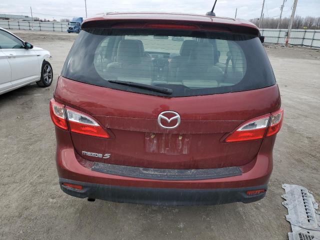 JM1CW2DL3C0126532 - 2012 MAZDA 5 RED photo 6