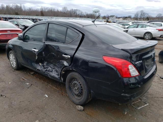 3N1CN7APXCL925754 - 2012 NISSAN VERSA S BLACK photo 2