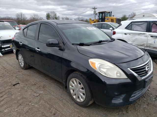 3N1CN7APXCL925754 - 2012 NISSAN VERSA S BLACK photo 4