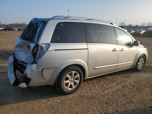 5N1BV28U78N105500 - 2008 NISSAN QUEST S SILVER photo 3