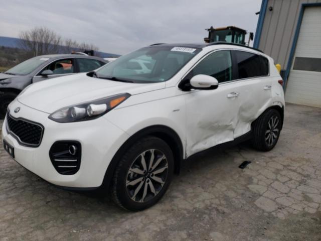 KNDPNCAC0K7497409 - 2019 KIA SPORTAGE EX WHITE photo 1