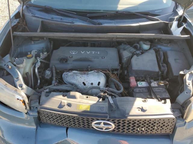JTLKE50E081012498 - 2008 TOYOTA SCION XB BLUE photo 11
