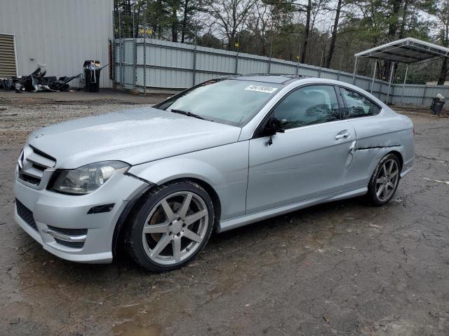 WDDGJ4HB1DF999617 - 2013 MERCEDES-BENZ C 250 SILVER photo 1