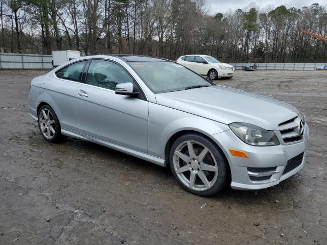 WDDGJ4HB1DF999617 - 2013 MERCEDES-BENZ C 250 SILVER photo 4