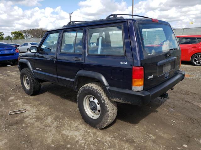 1J4FF28S8XL521318 - 1999 JEEP CHEROKEE SE BLUE photo 2