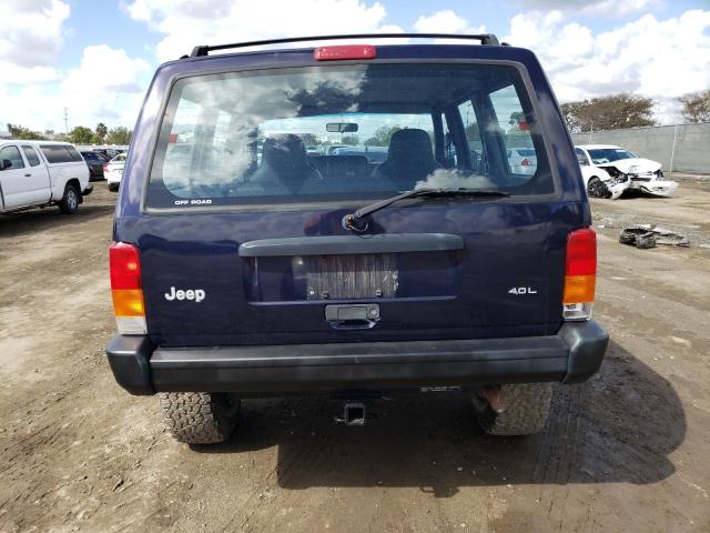 1J4FF28S8XL521318 - 1999 JEEP CHEROKEE SE BLUE photo 6