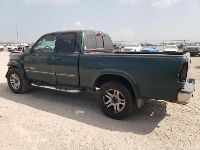 5TBRT34164S451562 - 2004 TOYOTA TUNDRA ACCESS CAB SR5 GREEN photo 2