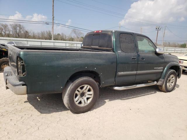 5TBRT34164S451562 - 2004 TOYOTA TUNDRA ACCESS CAB SR5 GREEN photo 3