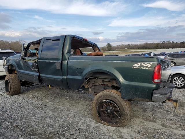 1FTNW21S21EA03499 - 2001 FORD F250 SUPER DUTY GREEN photo 2