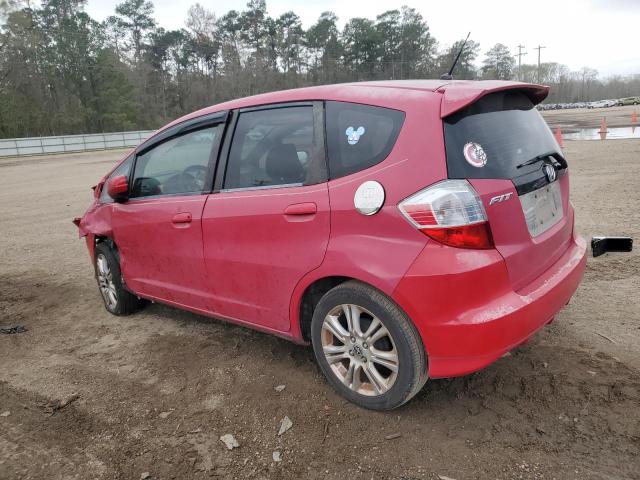 JHMGE88479S055938 - 2009 HONDA FIT SPORT RED photo 2