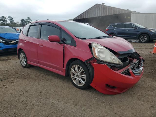 JHMGE88479S055938 - 2009 HONDA FIT SPORT RED photo 4