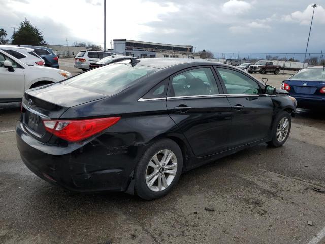 5NPEB4AC8DH795615 - 2013 HYUNDAI SONATA GLS BLACK photo 3