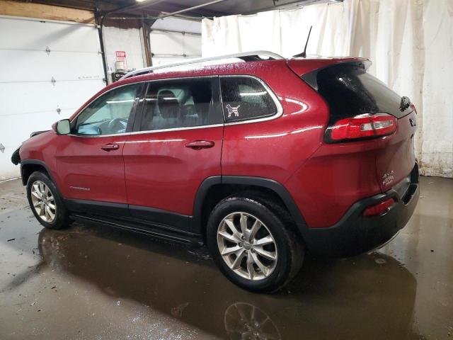 1C4PJMDB5HW518967 - 2017 JEEP CHEROKEE LIMITED RED photo 2