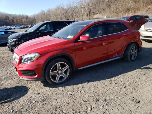 WDCTG4GB4FJ142050 - 2015 MERCEDES-BENZ GLA 250 4MATIC RED photo 1