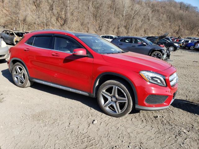 WDCTG4GB4FJ142050 - 2015 MERCEDES-BENZ GLA 250 4MATIC RED photo 4