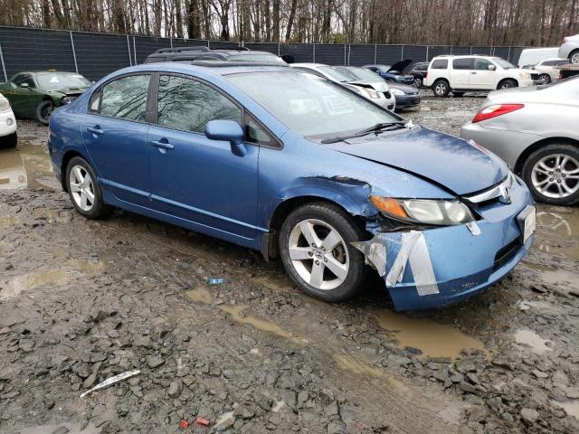 1HGFA16848L089822 - 2008 HONDA CIVIC EX BLUE photo 4