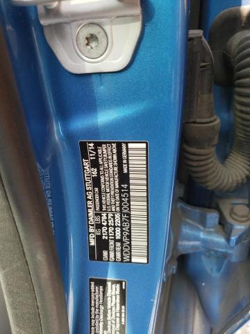 WDDVP9AB7FJ004514 - 2015 MERCEDES-BENZ B ELECTRIC BLUE photo 13