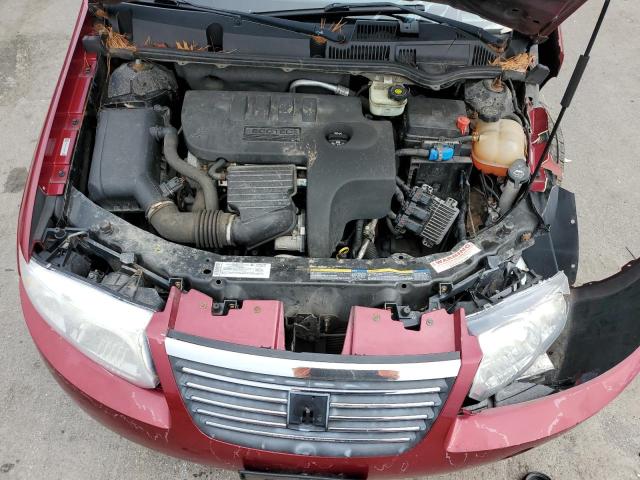 1G8AJ55F17Z180388 - 2007 SATURN ION LEVEL 2 წითელი ფოტო 11