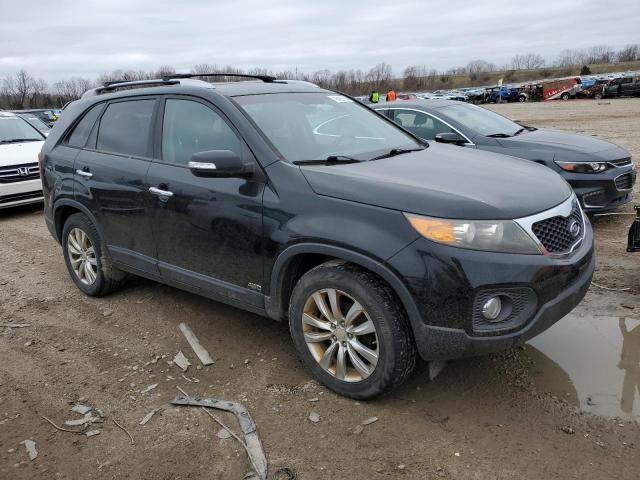 5XYKUDA26BG059846 - 2011 KIA SORENTO EX BLACK photo 4