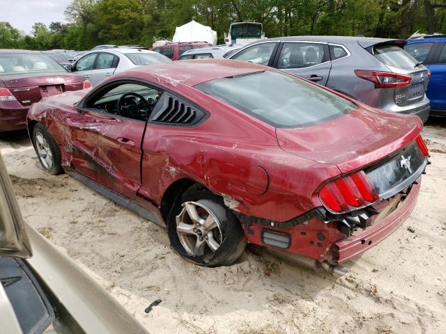 1FA6P8AM7H5256307 - 2017 FORD MUSTANG RED photo 2