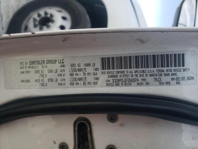 3C63RPGL6FG502874 - 2015 RAM 3500 ST Beyaz fotoğraf 14