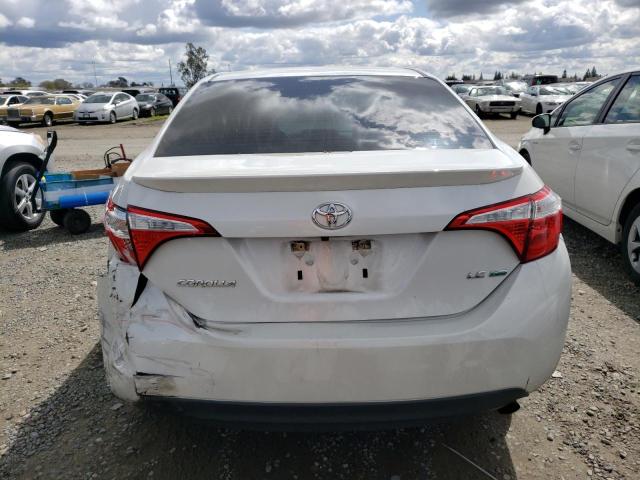 5YFBPRHE8GP411655 - 2016 TOYOTA COROLLA ECO WHITE photo 6