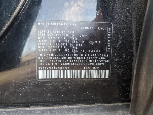 WVGGNPE24MP066269 - 2021 VOLKSWAGEN ID.4 PRO S 黑色 照片 13