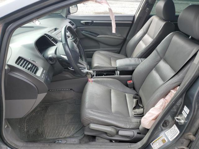 2HGFA1F99AH308740 - 2010 HONDA CIVIC EXL ნაცრისფერი ფოტო 7