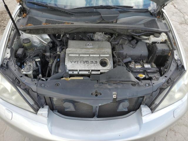 2T2HA31U95C048110 - 2005 LEXUS RX 330 SILVER photo 12