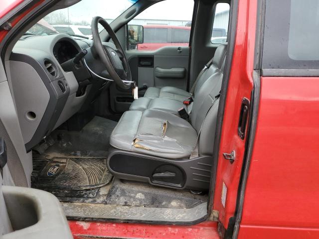 1FTRF12265NA58554 - 2005 FORD F150 RED photo 7