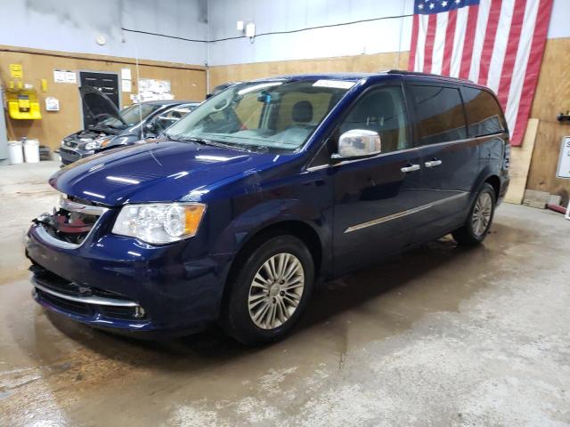 2C4RC1CG1FR674735 - 2015 CHRYSLER TOWN & COU TOURING L BLUE photo 1