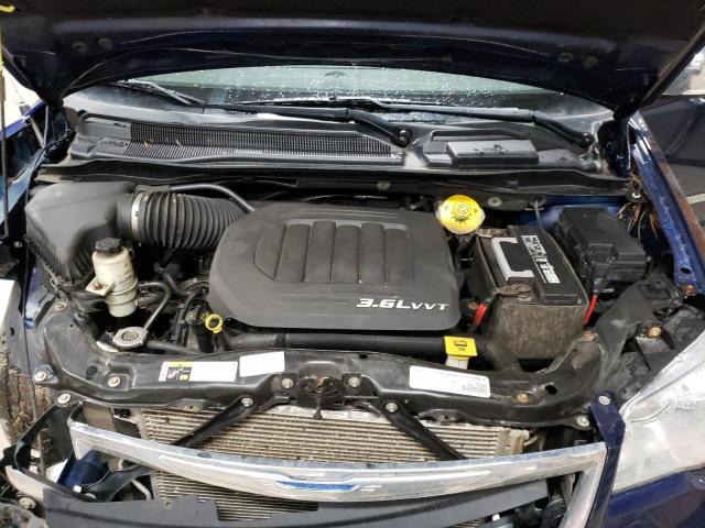 2C4RC1CG1FR674735 - 2015 CHRYSLER TOWN & COU TOURING L BLUE photo 12