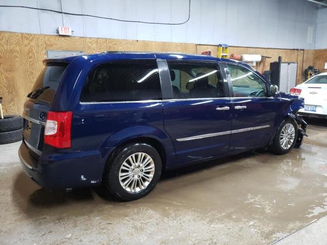 2C4RC1CG1FR674735 - 2015 CHRYSLER TOWN & COU TOURING L BLUE photo 3