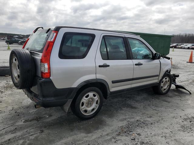 JHLRD68536C011325 - 2006 HONDA CR-V LX SILVER photo 3