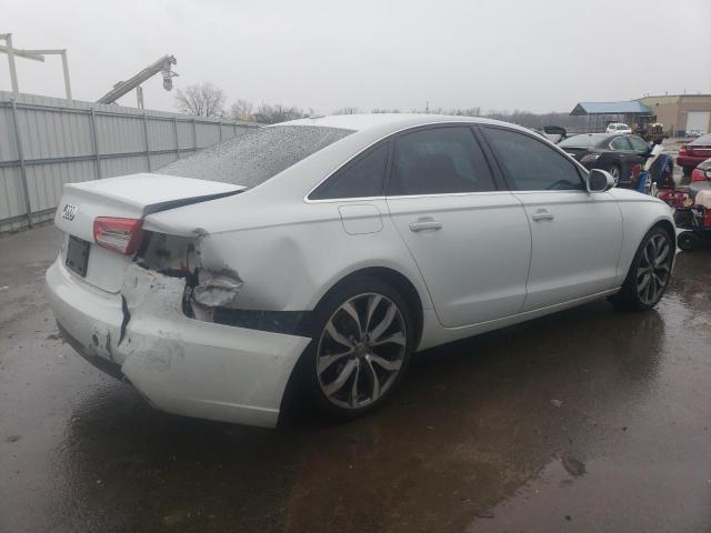 WAUGFAFC0DN041500 - 2013 AUDI A6 PREMIUM PLUS WHITE photo 3