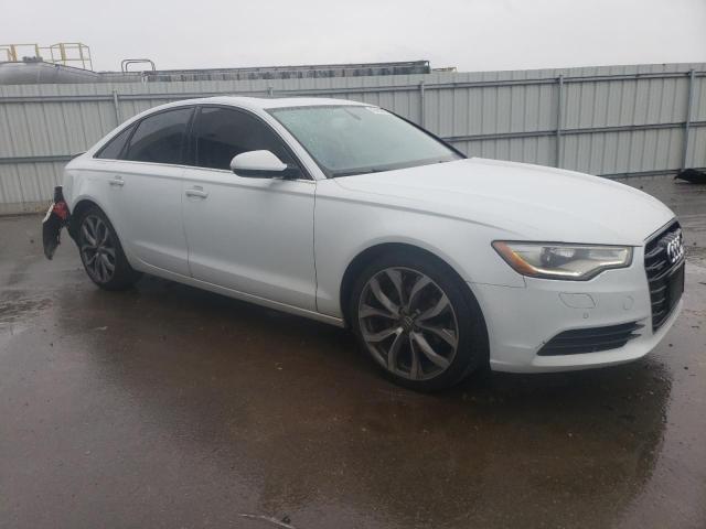 WAUGFAFC0DN041500 - 2013 AUDI A6 PREMIUM PLUS WHITE photo 4