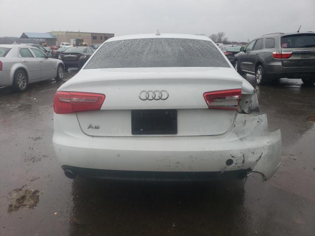 WAUGFAFC0DN041500 - 2013 AUDI A6 PREMIUM PLUS WHITE photo 6