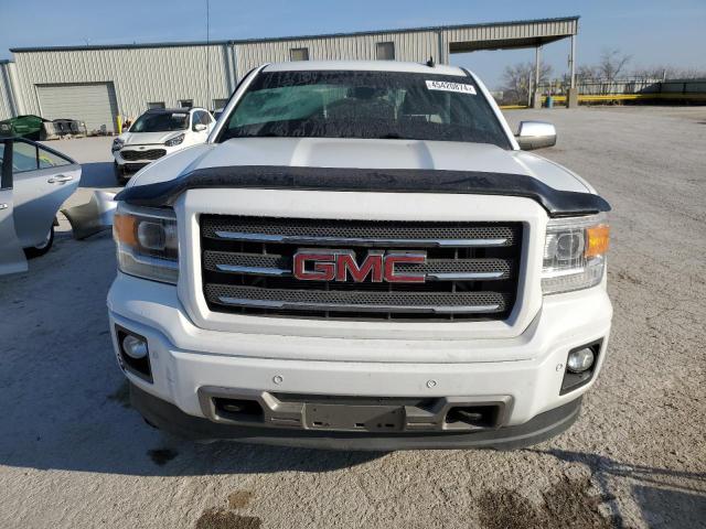 1GTV2VEC4EZ325043 - 2014 GMC SIERRA K1500 SLT WHITE photo 5