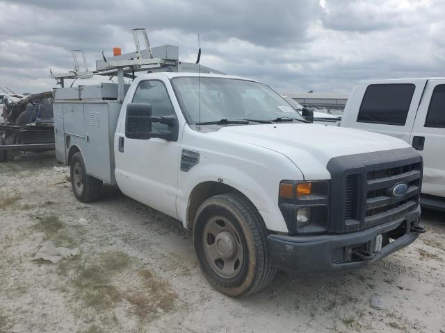 1FDSF30568EC32892 - 2008 FORD F350 SRW SUPER DUTY WHITE photo 4