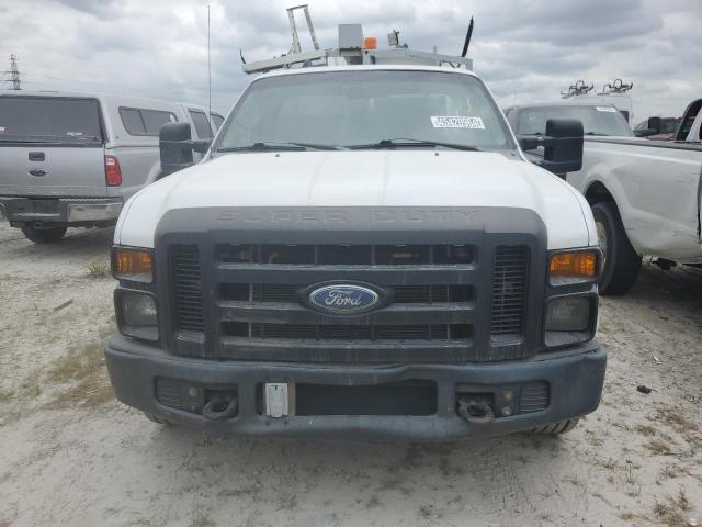 1FDSF30568EC32892 - 2008 FORD F350 SRW SUPER DUTY WHITE photo 5