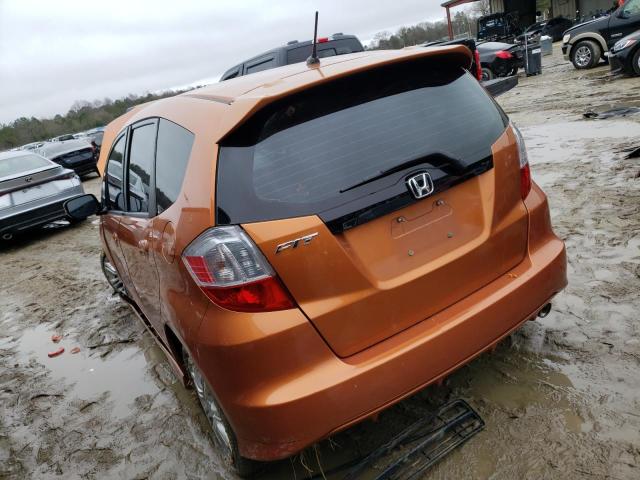 JHMGE8H49AS025411 - 2010 HONDA FIT SPORT ORANGE photo 2