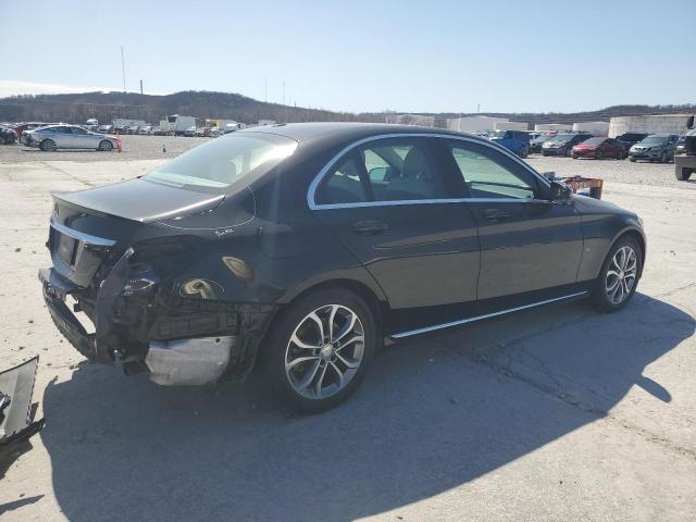 55SWF4JB3GU097995 - 2016 MERCEDES-BENZ C 300 BLACK photo 3