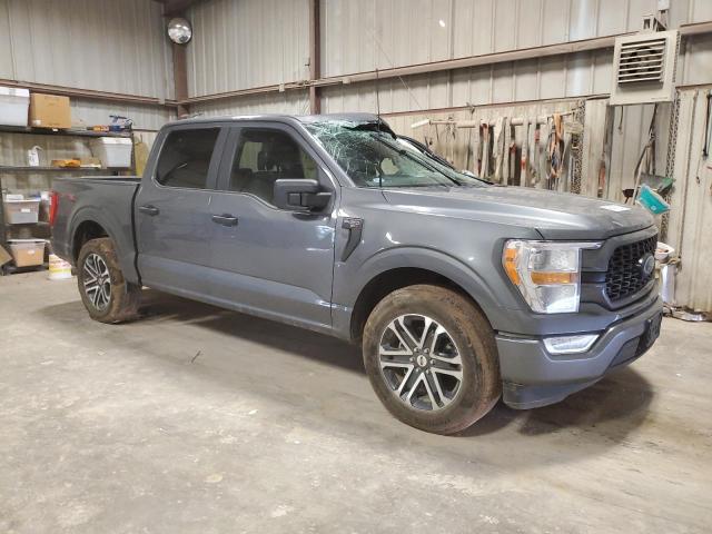 1FTEW1CPXNKF10838 - 2022 FORD F150 SUPERCREW GRAY photo 4