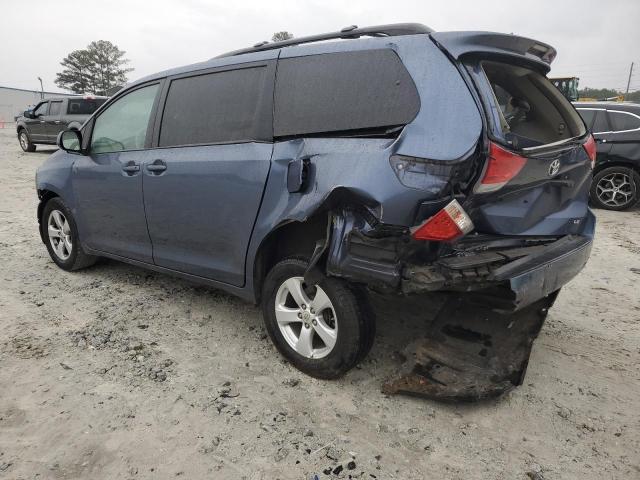 5TDKK3DC3ES525728 - 2014 TOYOTA SIENNA LE BLUE photo 2