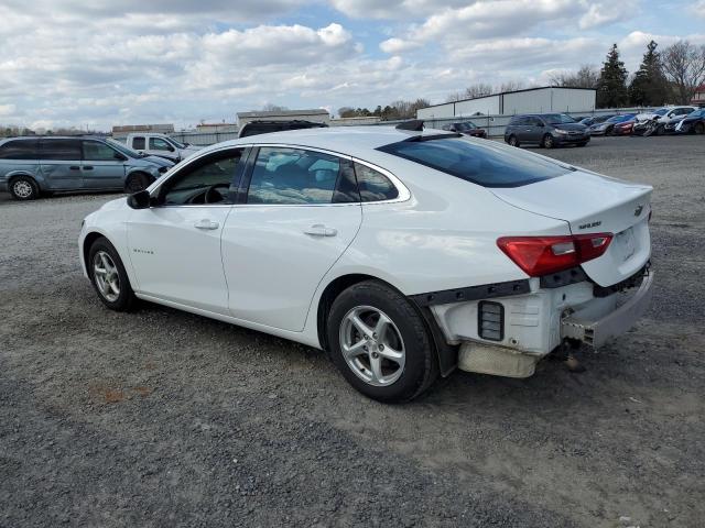 1G1ZC5STXHF220539 - 2017 CHEVROLET MALIBU LS WHITE photo 2