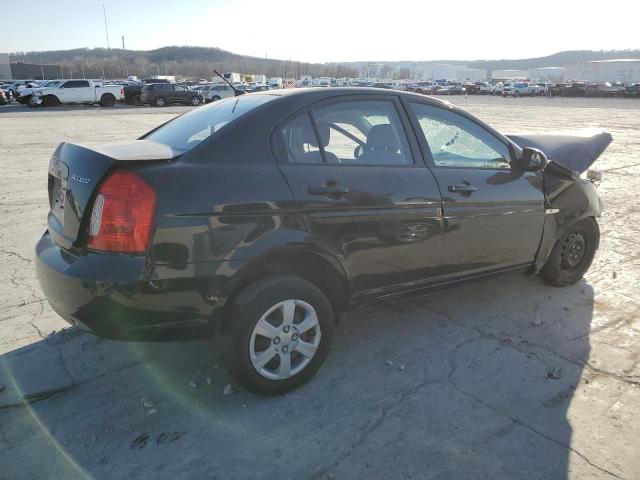 KMHCN46C97U075527 - 2007 HYUNDAI ACCENT GLS BLACK photo 3