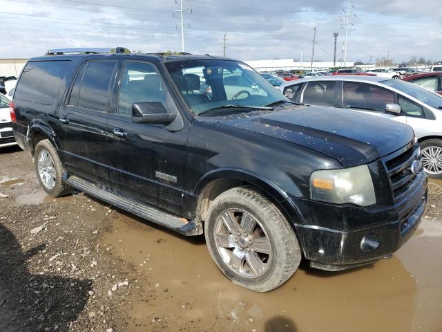 1FMFK20597LA99384 - 2007 FORD EXPEDITION EL LIMITED BLACK photo 4