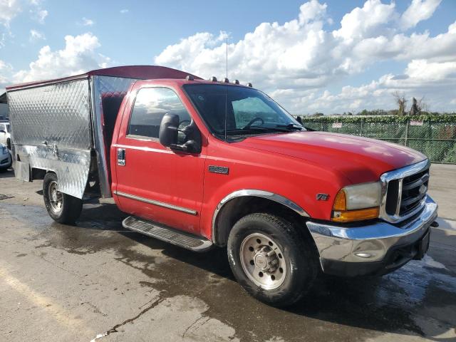 1FTNF20L4XED29288 - 1999 FORD F250 SUPER DUTY RED photo 4