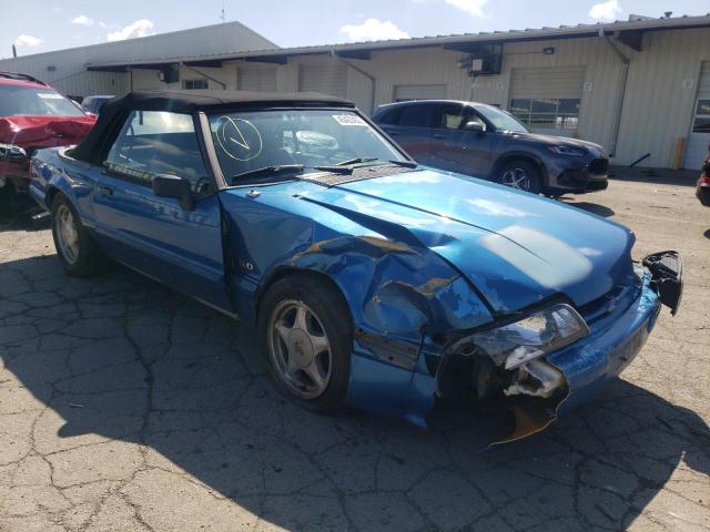 1FACP44E8NF102999 - 1992 FORD MUSTANG LX BLUE photo 4
